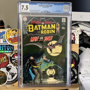 Detective Comics 402 CGC 7.5 2nd Man-Bat, Neal Adams cover