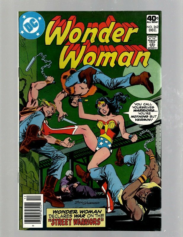 Lot Of 6 Wonder Woman DC Comic Books # 259 260 261 262 263 264 Batman Flash GK34