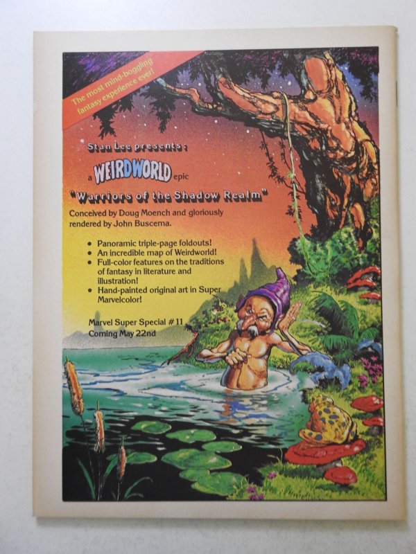 Marvel Comics Super Special #10 (1979) W/Starlord! Beautiful NM- Condition!!