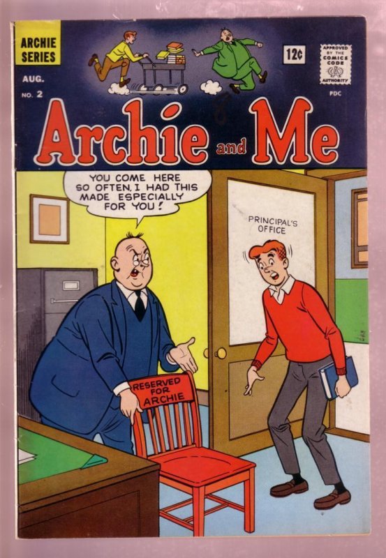 ARCHIE AND ME #2 1965-BETTY & VERONICA-REGGIE-MISS GRUN-very fine VF 