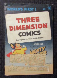 1953 THREE DIMENSION COMICS #1 GD- 1.8 St. John 1st 3-D Comic Mighty Mouse