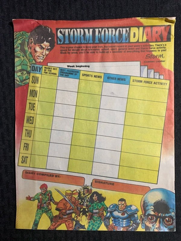 1987 Sept 26 BATTLE WITH STORM FORCE Magazine VG 4.0 Mobile Electronic Giant And