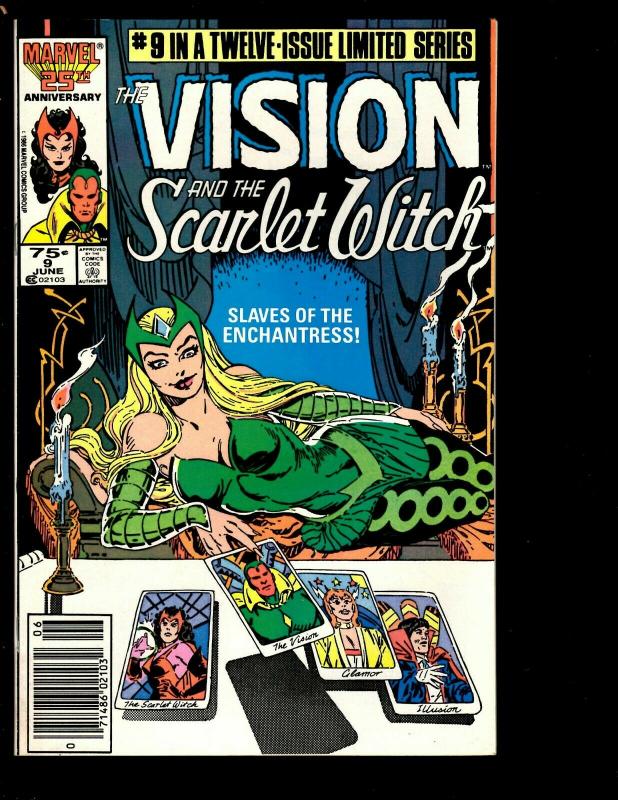 Lot of 12 Vision and Scarlet Witch Marvel Comics #1 2 3 4 5 6 7 8 9 10 11 12 DS2