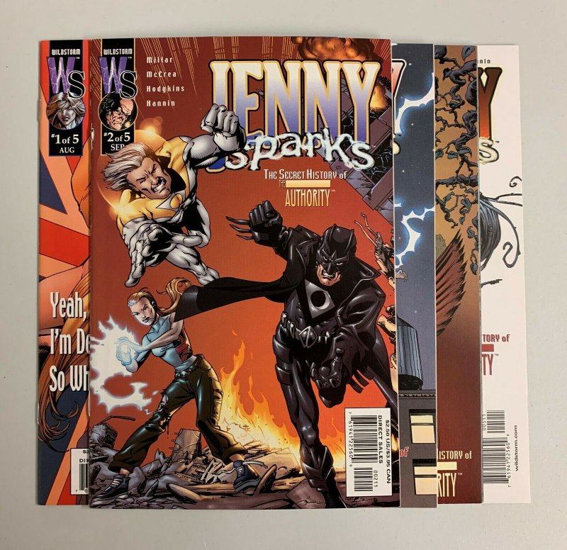 Jenny Sparks #1-5 Set (Wildstorm 2000) 1 2 3 4 5 Mark Millar (9.0+) 