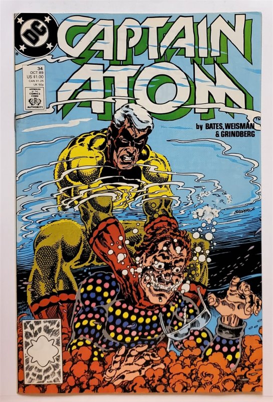 Captain Atom (DC) #34 (Oct 1989, DC) 8.0 VF