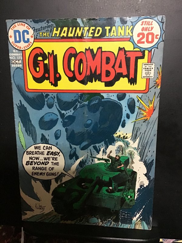 G.I. Combat #173 (1974) mid grade Haunted Tank  key! FN Wow!