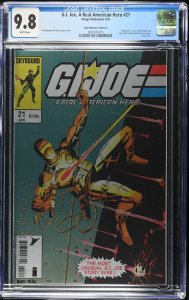 (2025) GI JOE #21 (SILENT MISSIONS FACSIMILE) 1:25 FOIL VARIANT COVER CGC 9.8