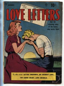 LOVE LETTERS #1--Bill Ward good girl art--comic book--Golden-Age--Romance