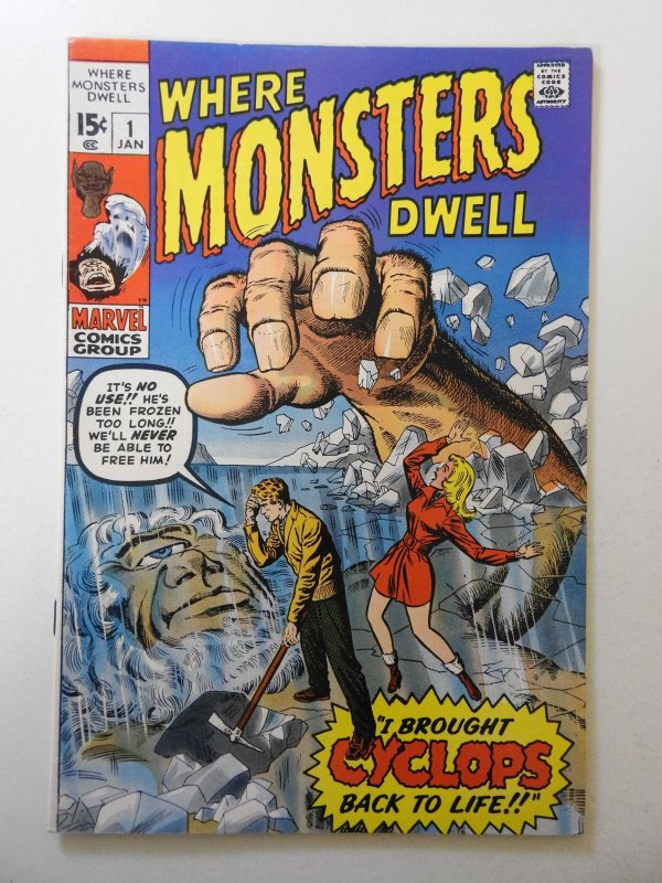 Where Monsters Dwell #1 FN/VF Condition!