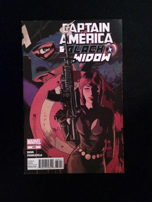 Captain America and Black Widow #636  MARVEL Comics 2012 VF+ 