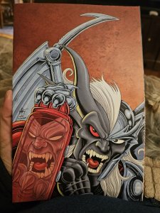 Gargoyles #11 Cover T Haeser Virgin 1:10 Variant Dynamite NM