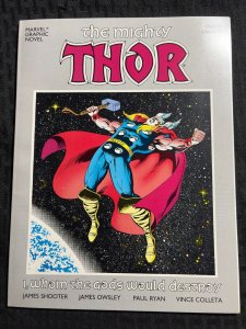 1987 THE MIGHTY THOR Gods Would Destroy SC FVF 7.0 1st Marvel Graphic Novel