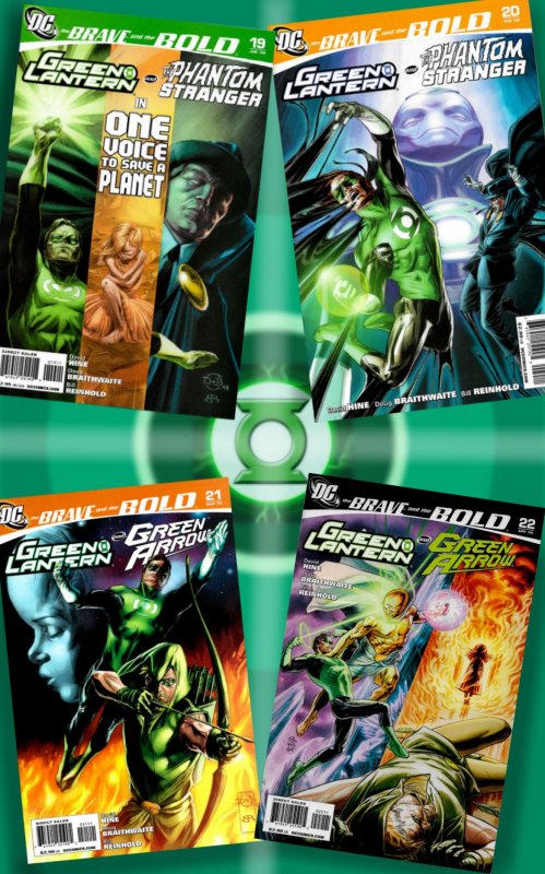 BRAVE & THE BOLD #19-22 4-Part 2009 Epic w Green Lantern, Phantom Stranger & GA