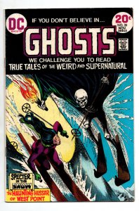 Ghosts #20 - Death Skiing cover - Nick Cardy - Horror - 1974 - VG