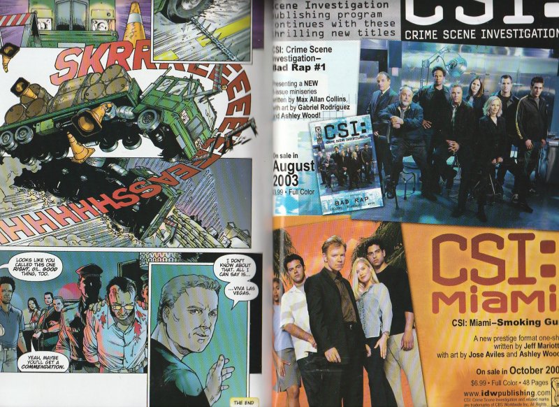 Autographed CSI – Blood Thicker Than Water One Shot