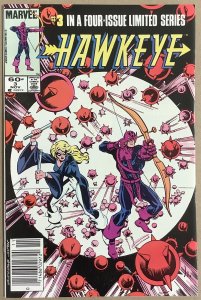 Hawkeye #3 Newsstand Edition (1983, Marvel) VF+