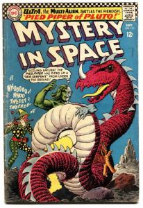 MYSTERY IN SPACE #110 DC 1966 ULTRA  ALIEN SCI FI COVER VG.