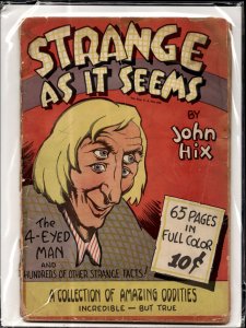 Single Series #9 (1939) Strange as It Seems