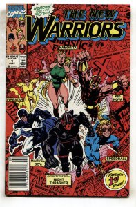 The New Warriors #1 1990- First Printing- Night Thrasher- VF/NM