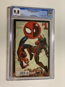 Spider-man Deadpool 1 cgc 9.8 marvel 2016 regular cover