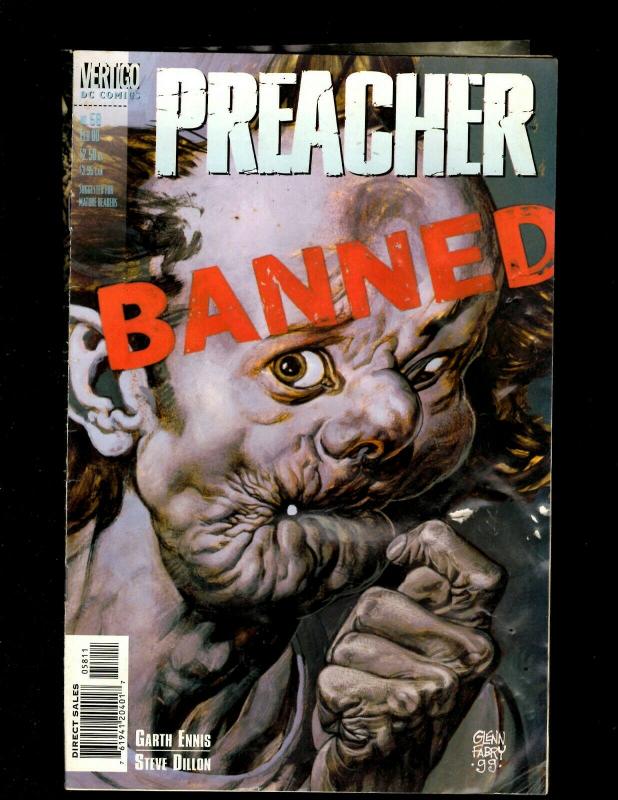 Lot of 10 Preacher Veritgo DC Comic Books #57 58 59 60 61 62 63 64 65 66 HY3