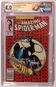 Amazing Spider-Man #300 NEWSSTAND, Signed by T. McFarlane, 1st full app of Venom 