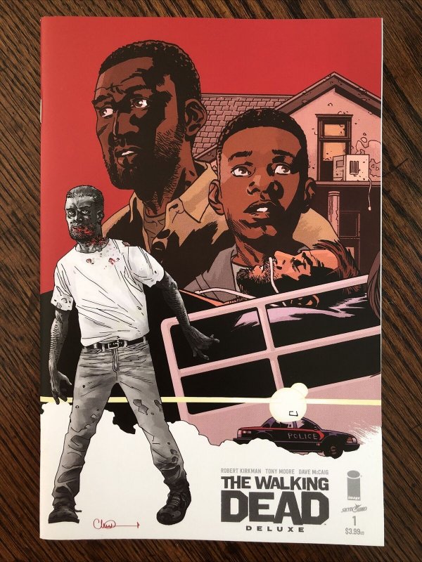 Walking Dead Deluxe #1-4 + #1C PRIMO DEAL! 2020 Image Robert Kirkman Tony Moore