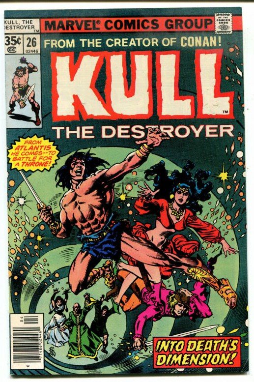 Kull The Destroyer #26 (VF) 1978 Sword & Sorcery Bronze Age Marvel ID81L