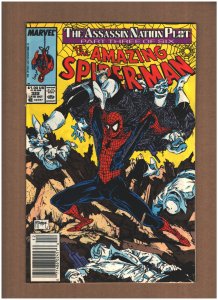 Amazing Spider-man #322 Newsstand Marvel 1989 McFarlane SILVER SABLE FN/VF 7.0