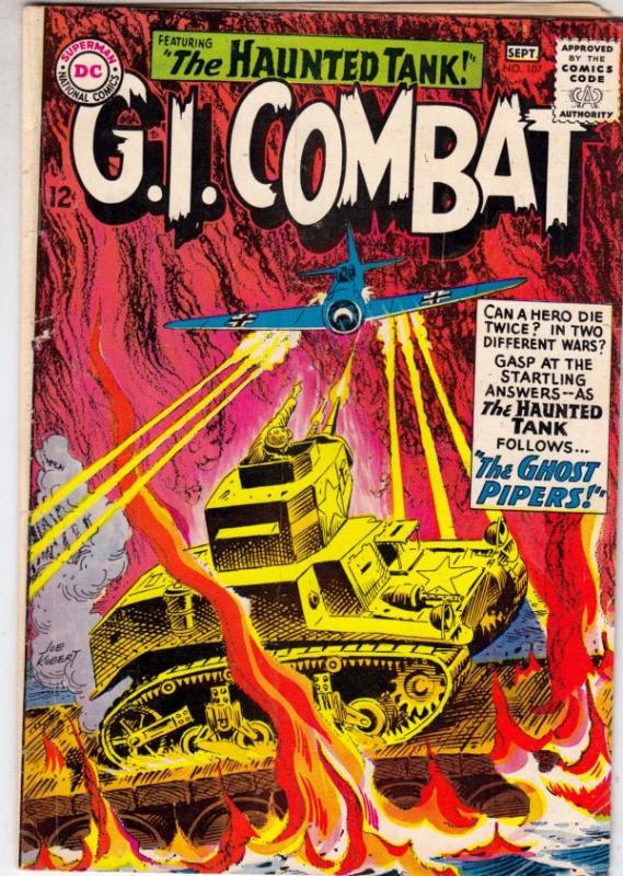 G.I. Combat #107 (Sep-64) VG/FN Mid-Grade The Haunted Tank