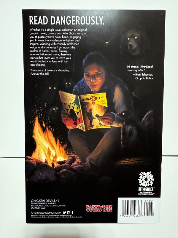 Chicken Devil # 1 NM Stelfreeze Variant Cover Aftershock Comic Book 2 J402