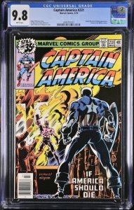 CAPTAIN AMERICA #231 1979 MARVEL CGC 9.8 FALCON SAL BUSCEMA WHITE PAGES 1022