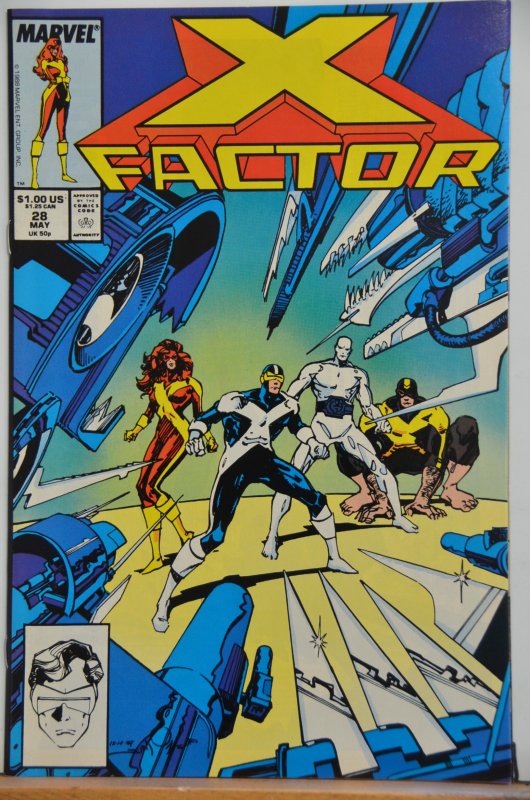 X-Factor #28 (1988) VFR-NM Great Cover !!