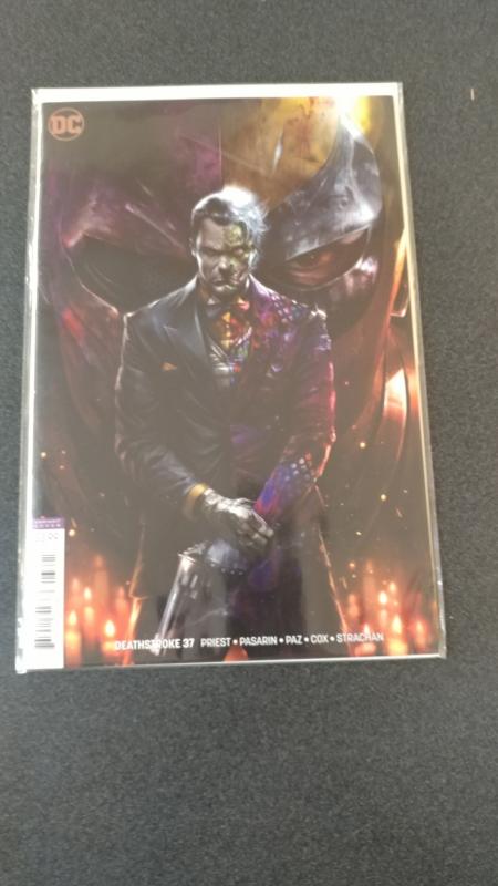 Deathstroke 37 B DC Francesco Mattina Variant Two-Face