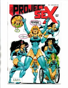 Project Sex #1 - X-Men Parody - Eros Comix - VF/NM