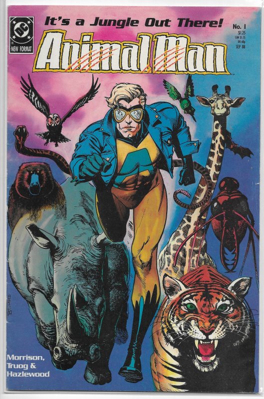 Animal Man (vol. 1, 1988) # 1 GD/VG Morrison/Truog, Bolland cover