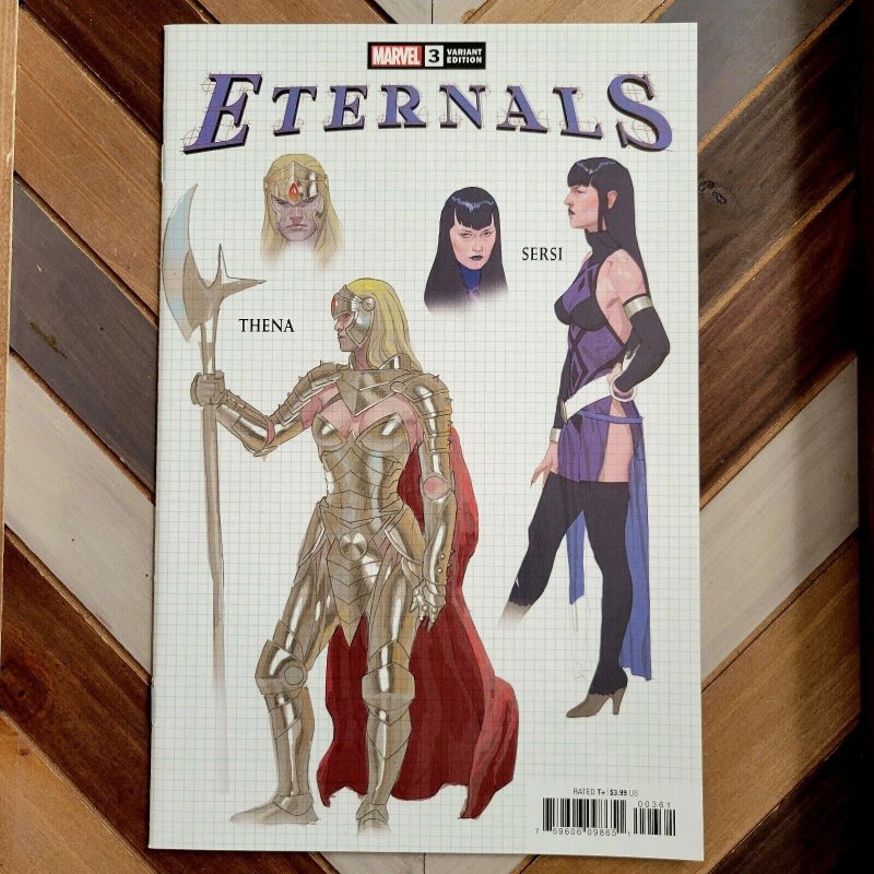 ETERNALS #3-4 Set (Marvel 2021) NEW/HIGH GRADE 1:10 Ribic Design Variant