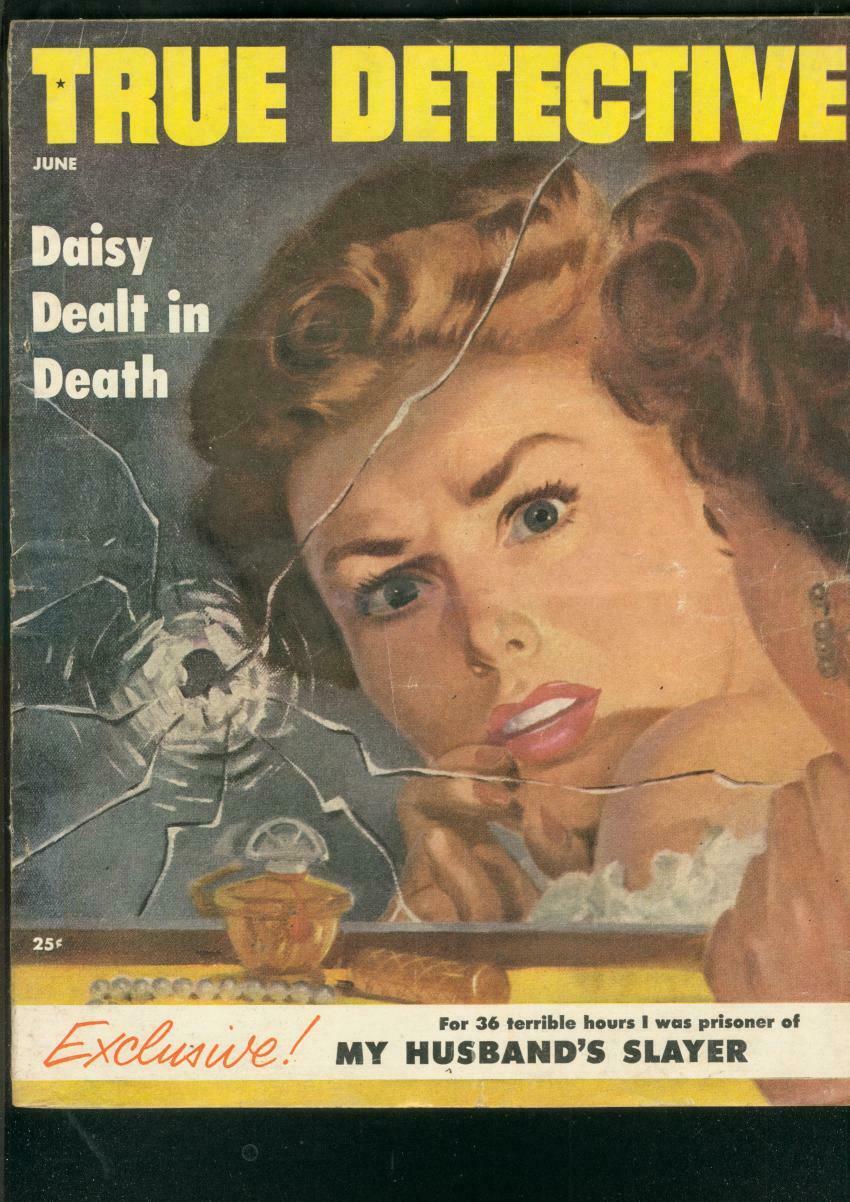 True Detective Pulp-June 1954-Good Girl Art-Violence VG | Comic ...