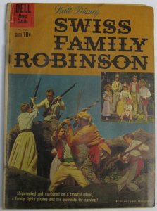 Swiss Family Robinson 1156 (Dec 1960, Dell), G-VG condition (3.0), photo cover