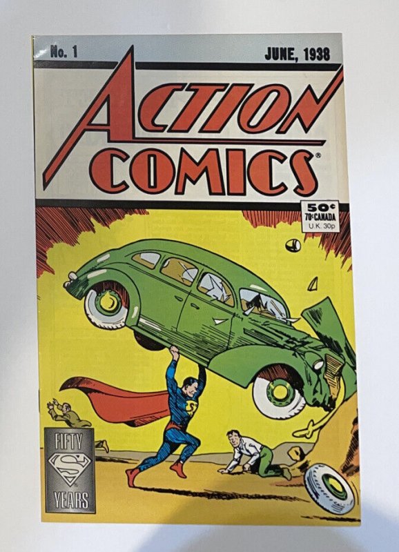 Action Comics #1 Reprints #1 1988 Direct Variant Nice Grade ! 