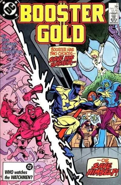 Booster Gold (1986 series) #21, VF+ (Stock photo)