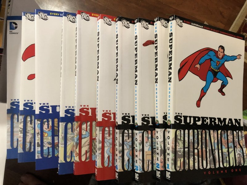 The Superman Chronicles Full Set 1-10 FN-NM