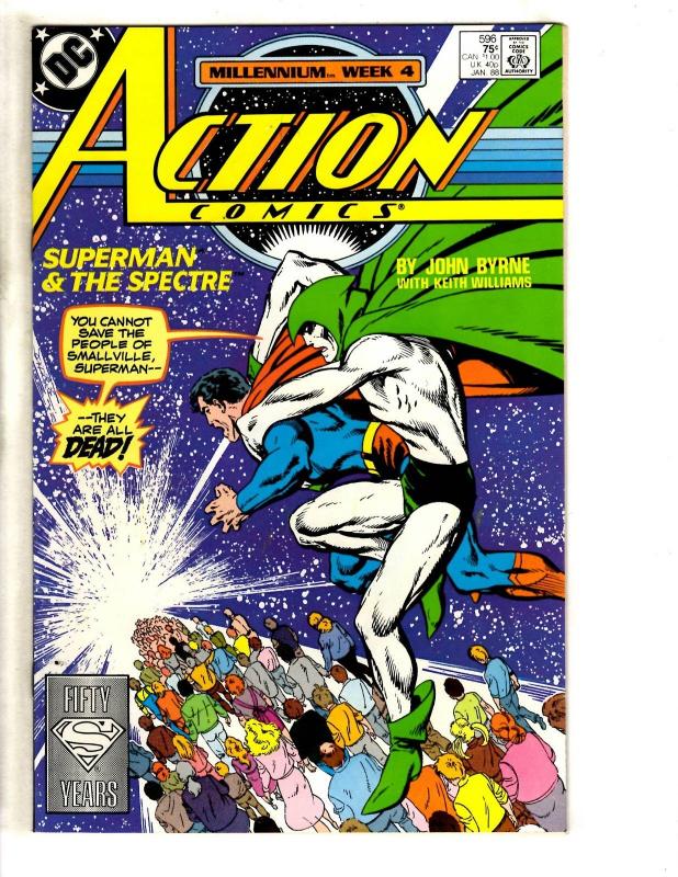 8 Action Comics Feat. Superman DC Comics # 596 597 598 599 600 601 602 603 CR12