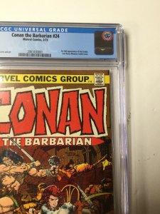 Conan The Barbarian 24 Cgc 9.8 Ow/w Pages Great Centering! Marvel