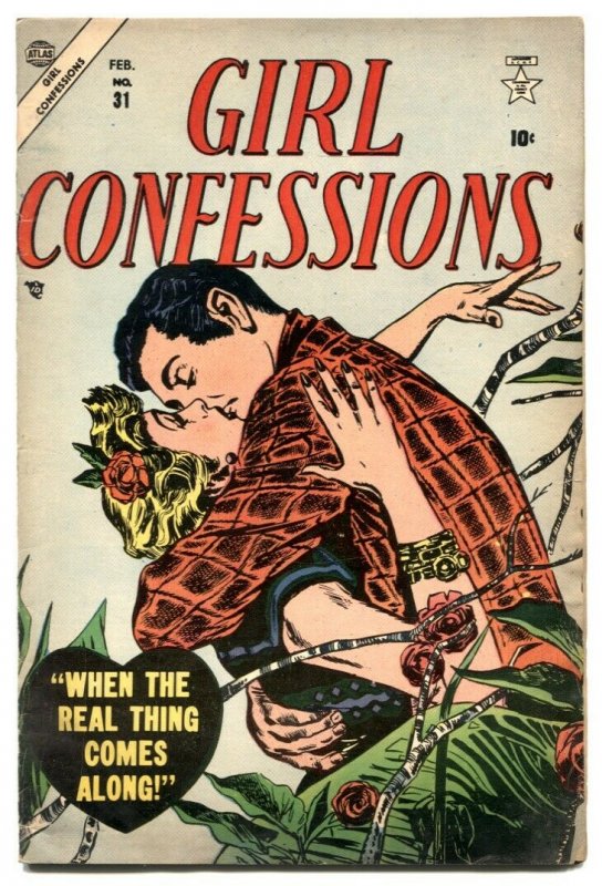 Girl Confessions #31 1954- Atlas Romance comic VG/F