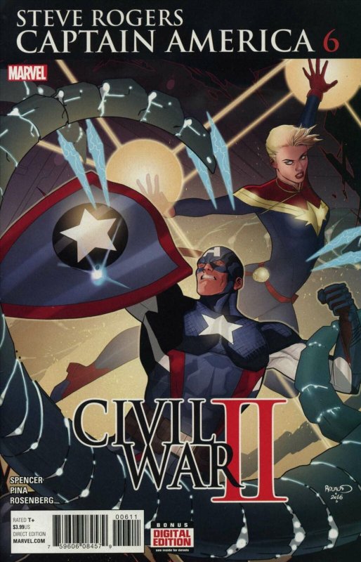 Captain America: Steve Rogers #6 VF/NM; Marvel | save on shipping - details insi
