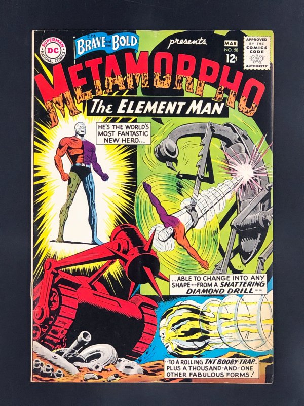 The Brave and the Bold #58 (1965) 2nd Appearance of Metamorpho