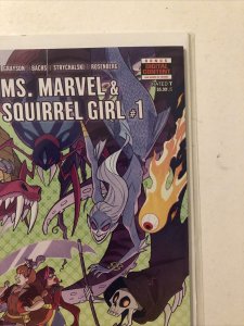 Marvel Rising Ms. Marvel & Squirrel Girl #1 Variant Cover Error RECALLED ISSUE!