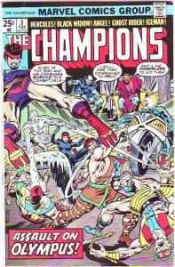 Champions, The #3 (Feb-76) VF/NM Super-High-Grade Ghost Rider, Hercules, Blac...