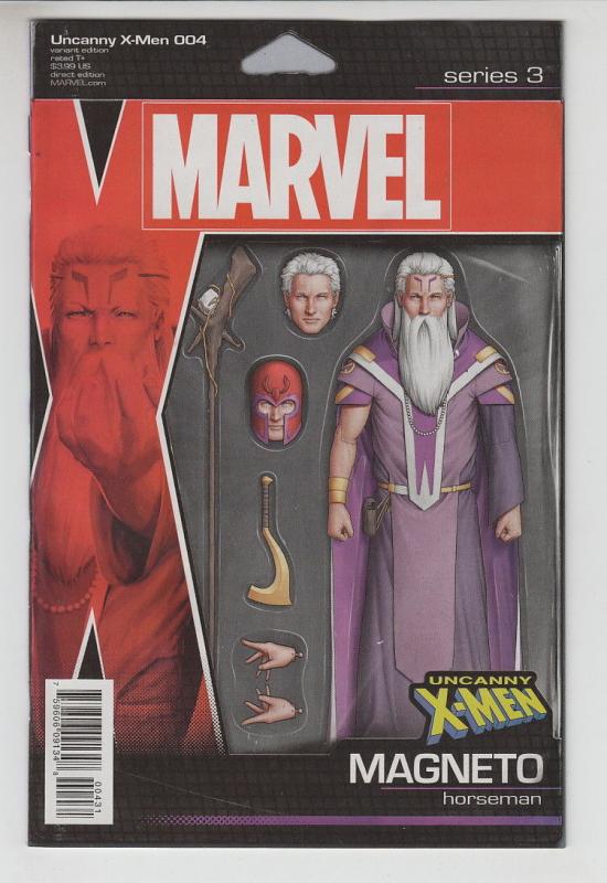 UNCANNY X-MEN (2018 MARVEL) #4 VARIANT CHRISTOPHER ACTION FIGURE NM